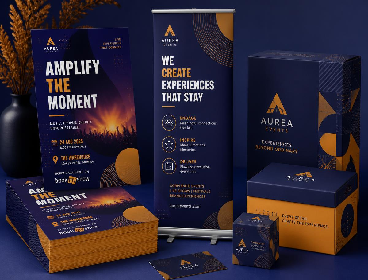Event campaign print pack — Print Design project by Festworld
